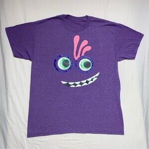 MONSTER INC Randall Graphic Tee Adult Small Purple Monsters University Movie